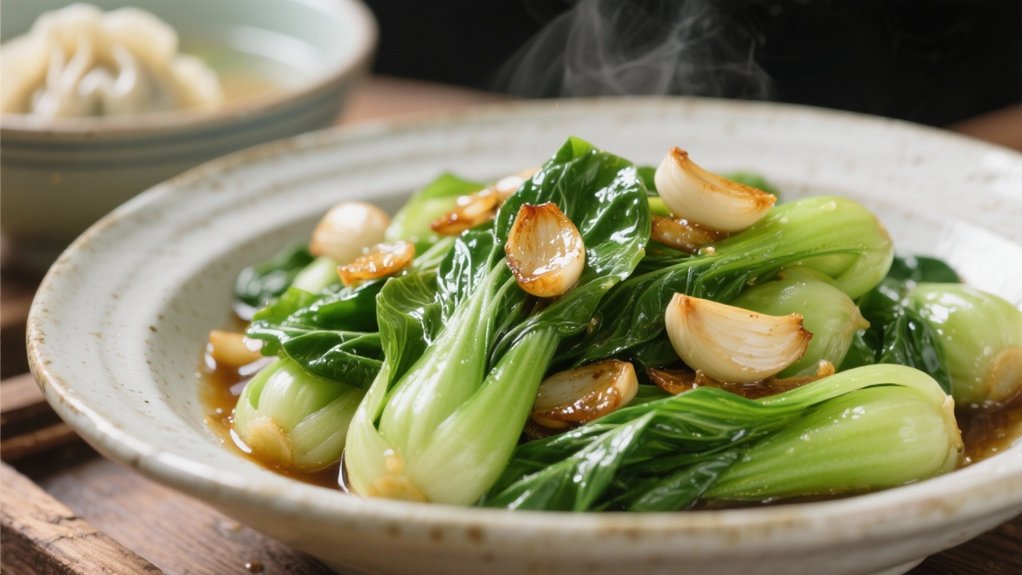 garlic bok choy stir fry
