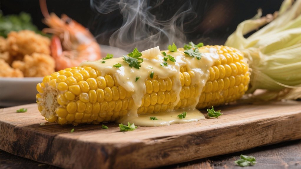 garlic butter corn perfection