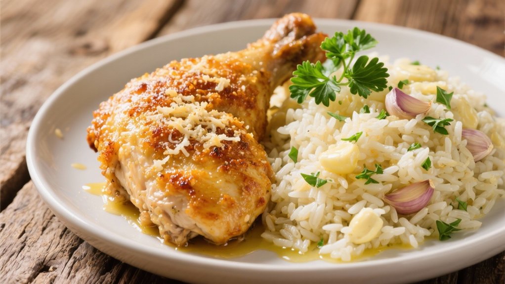 garlic butter flavored rice