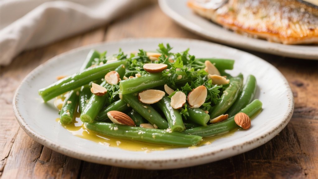 garlic butter green beans delicious