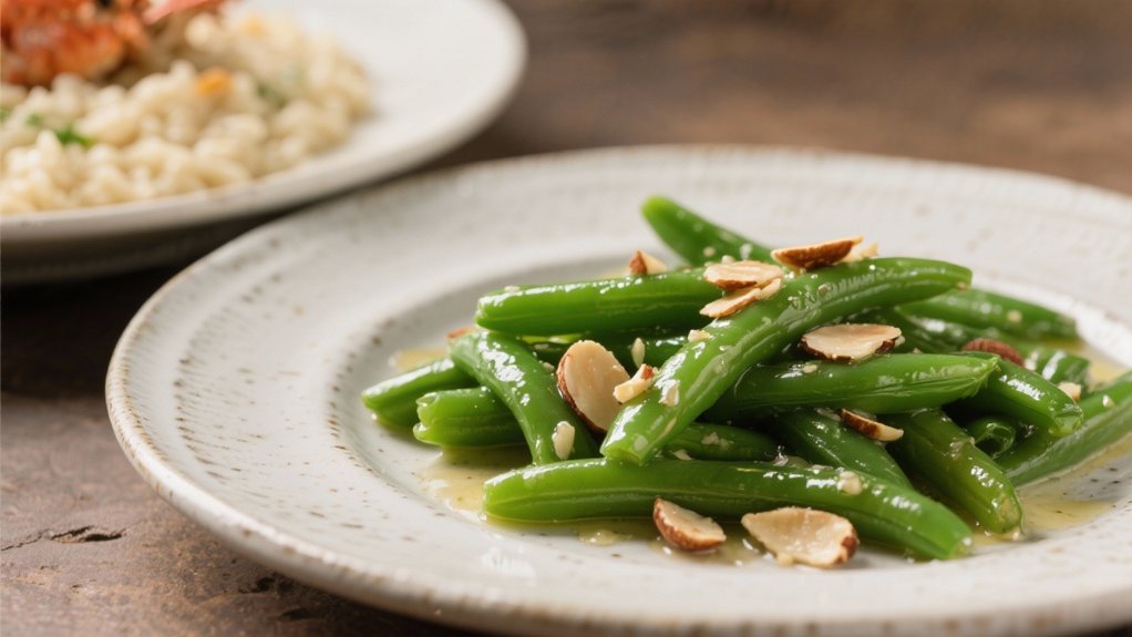 garlic butter green beans deliciously