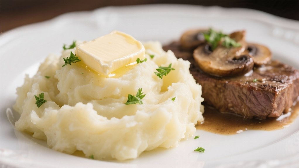 garlic butter mashed potatoes