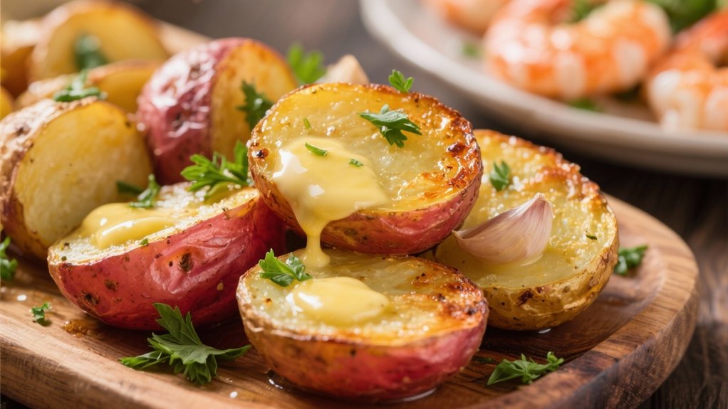 garlic butter roasted potatoes
