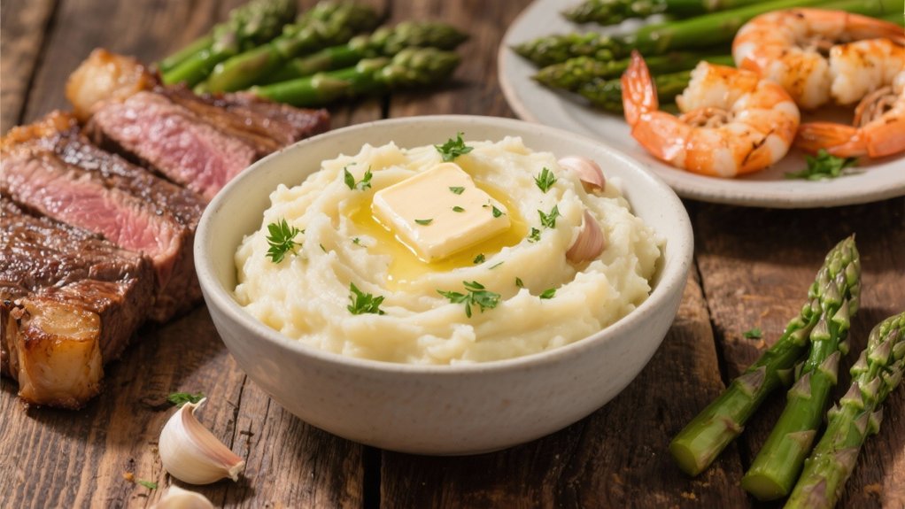 garlic elevates mashed potatoes
