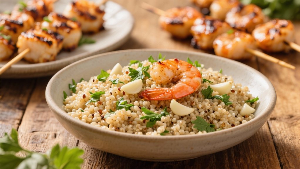 garlic herb quinoa recipe