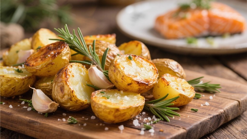 garlic roasted potatoes recipe