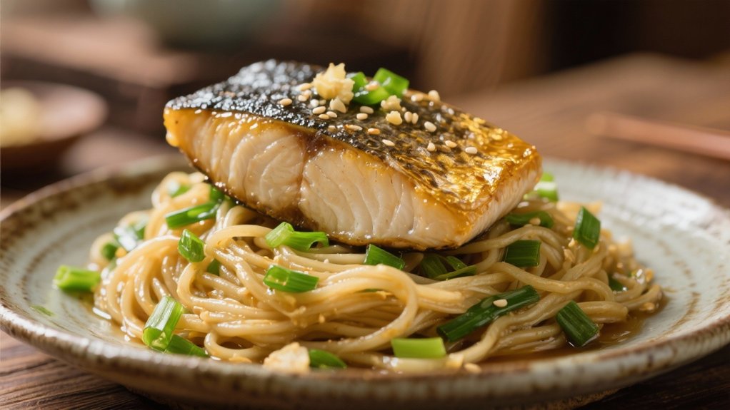 ginger scallion noodle pairing