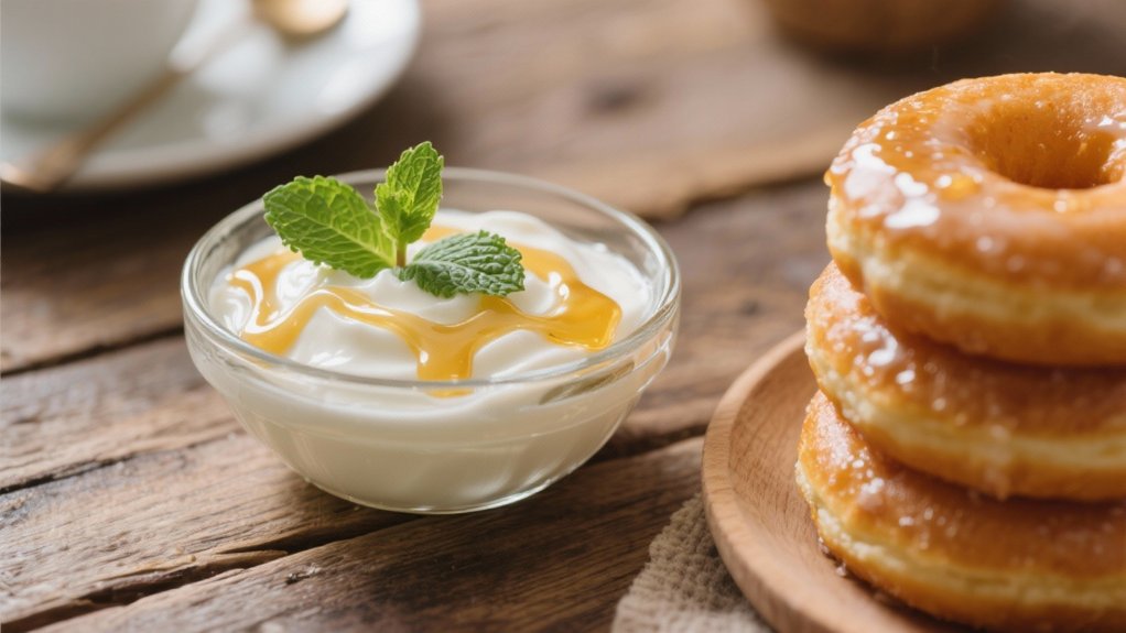 greek yogurt and honey