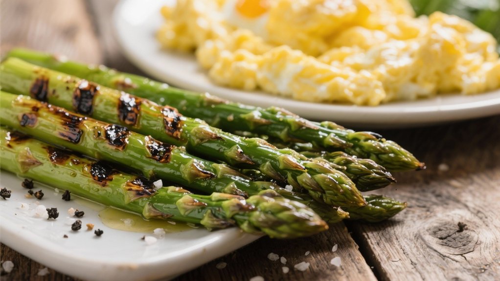 grilled asparagus with parmesan