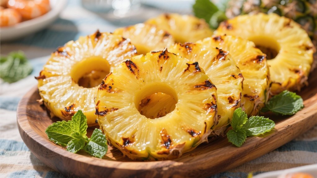 grilled pineapple enhances dishes