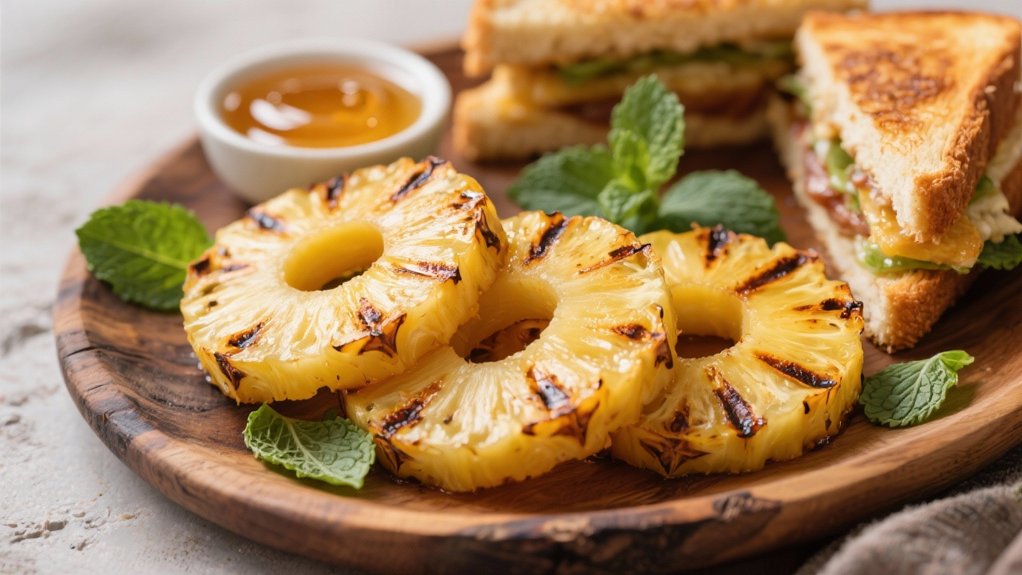 grilled pineapple rings elevate