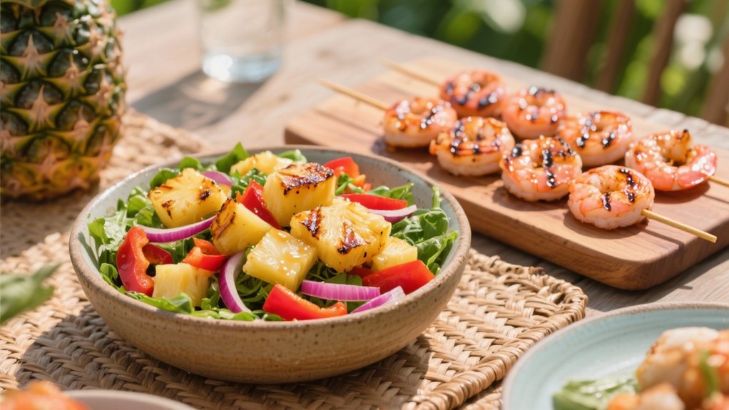 grilled pineapple salad delight