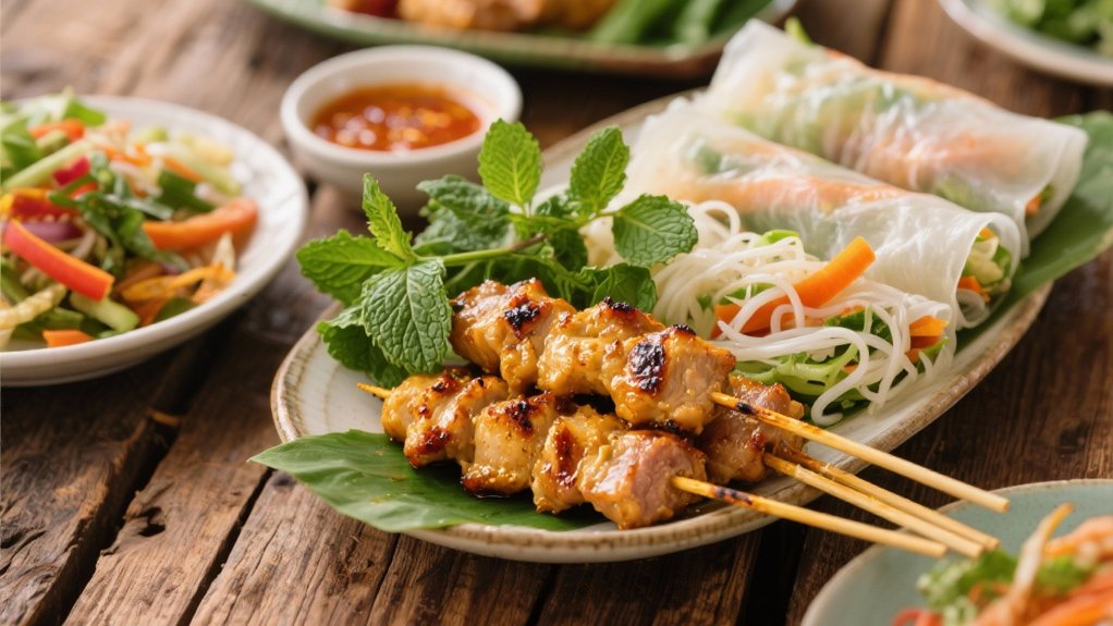 grilled pork skewers recipe