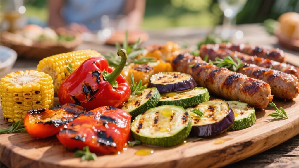 grilled vegetable skewer goodness