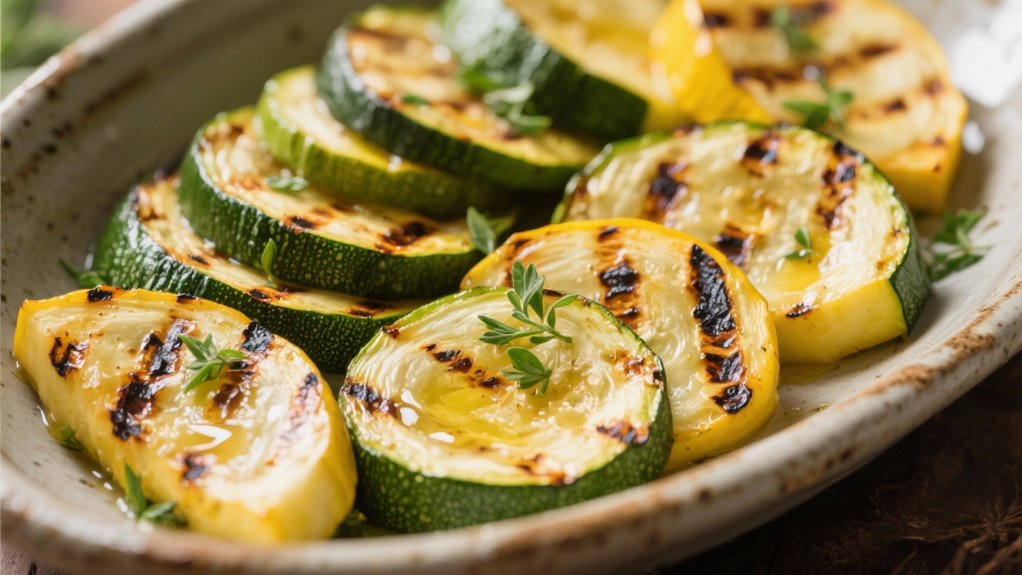 grilled zucchini and squash