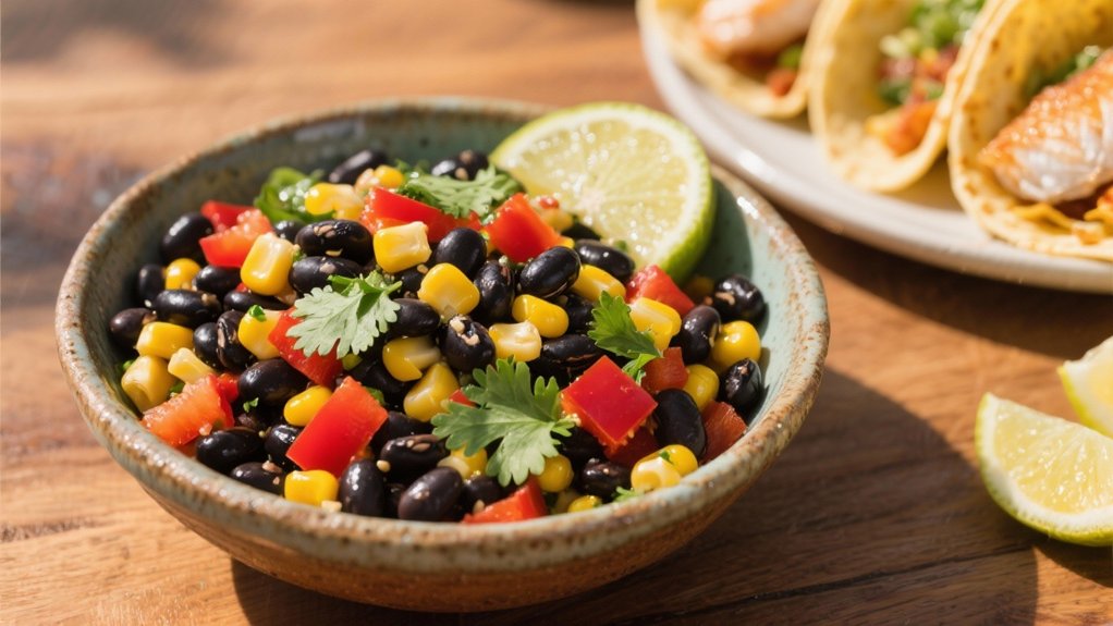hearty black bean salad
