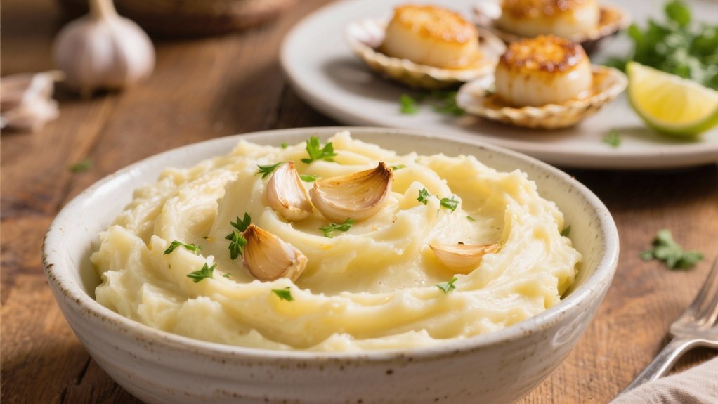 hearty garlic mashed potatoes