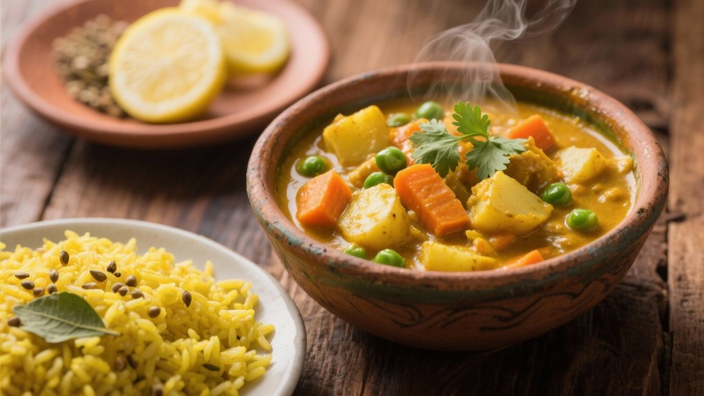 hearty vegetable curry pairings