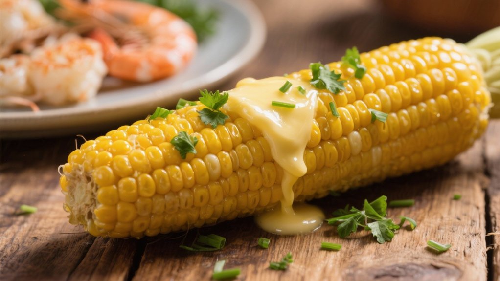 herb butter grilled corn