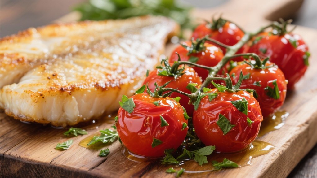 herb crusted baked tomatoes delight