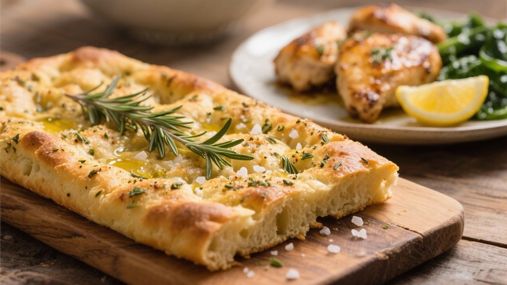 herb crusted focaccia perfection