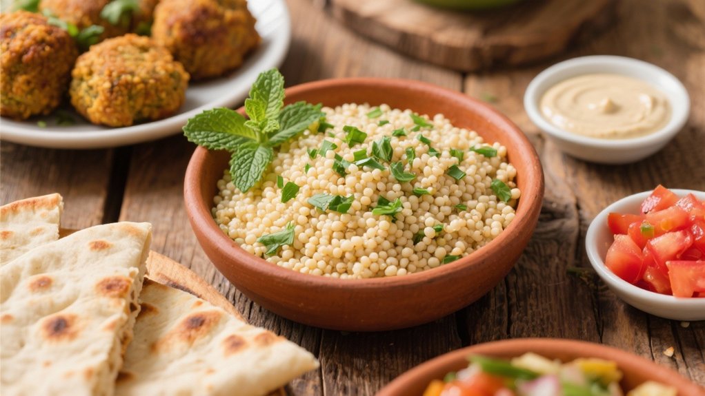 herb infused israeli couscous delight