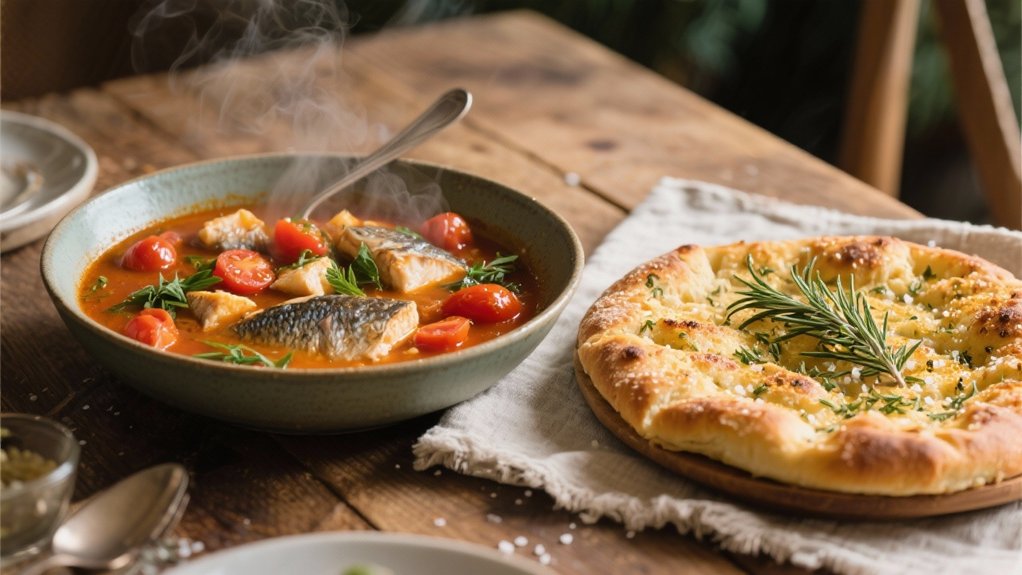 herb infused rustic italian bread