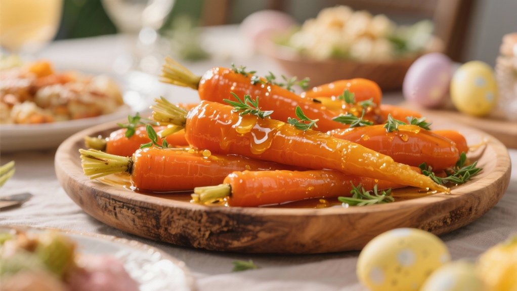honey caramelized vegetable side