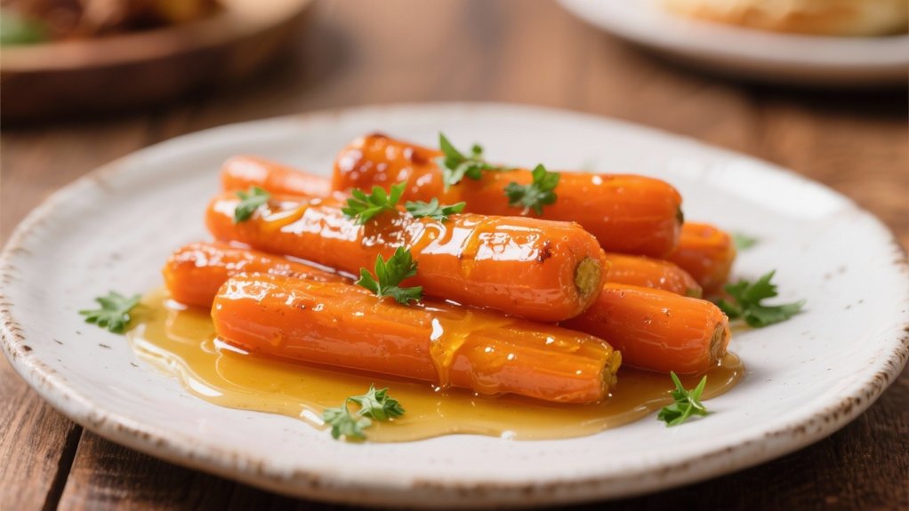 honey glazed carrot preparation