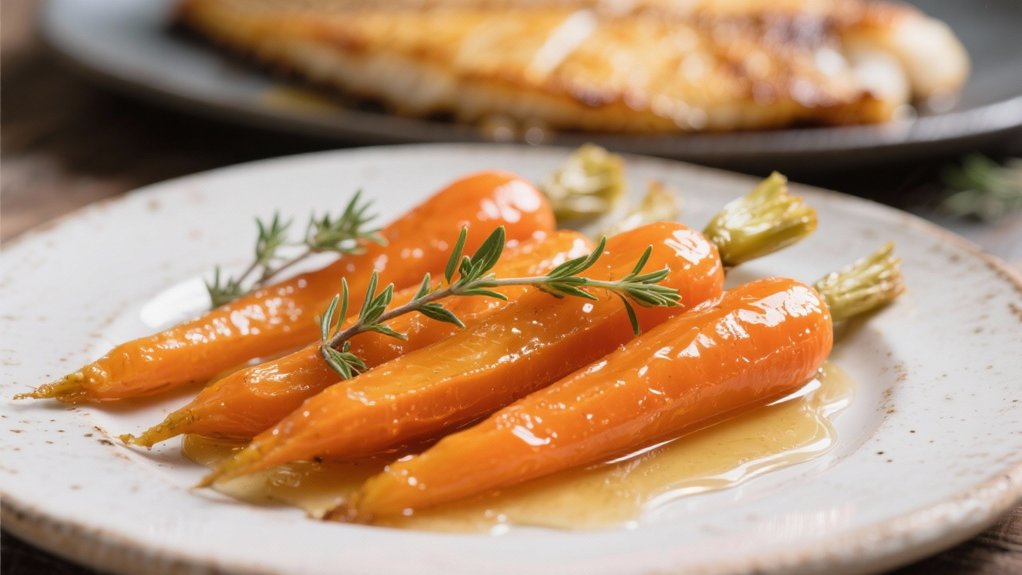 honey glazed carrot preparation