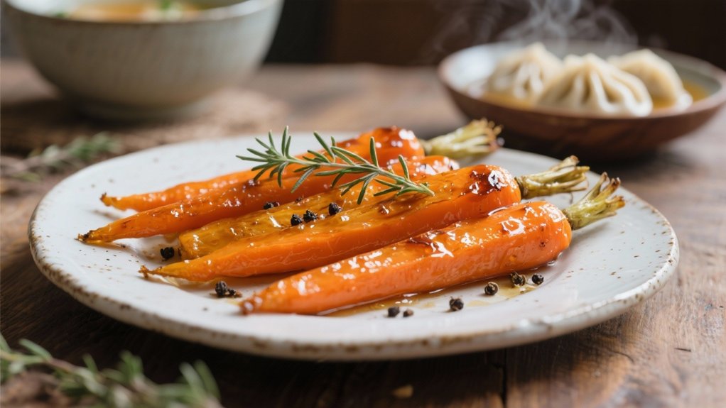 honey glazed roasted carrots