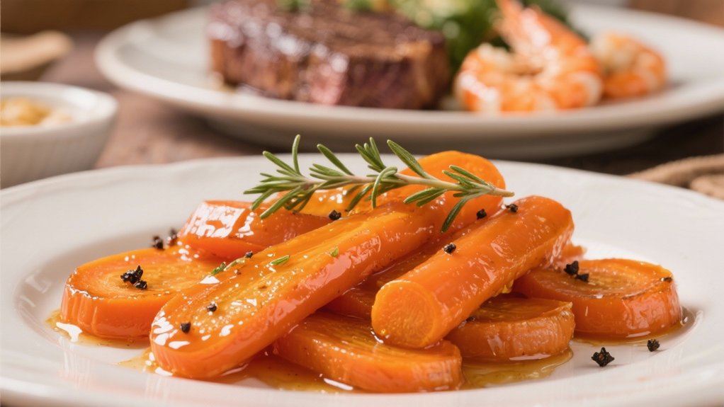 honey glazed saut ed carrots