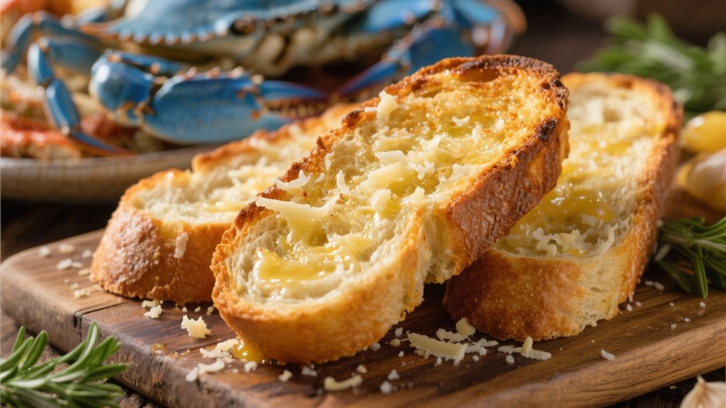 indulgent garlic parmesan bread