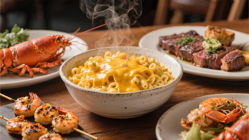 indulgent lobster mac and cheese