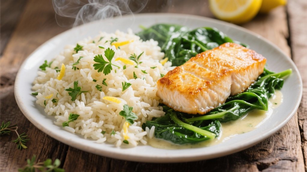 lemon herb buttered rice