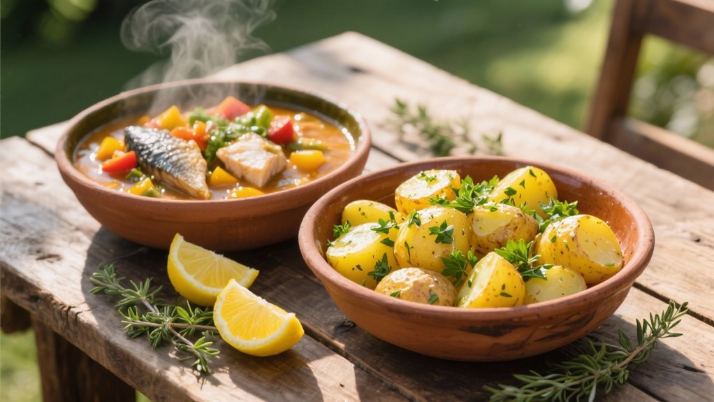 lemon herb roasted potatoes