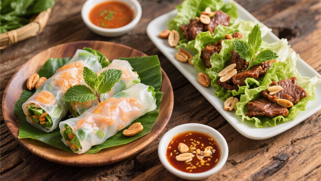 lemongrass beef lettuce wraps