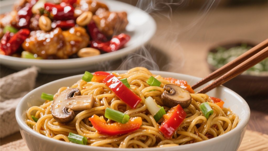 lo mein texture experience