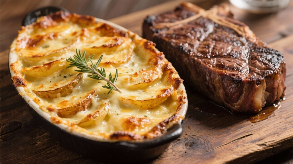 luxurious creamy potato gratin