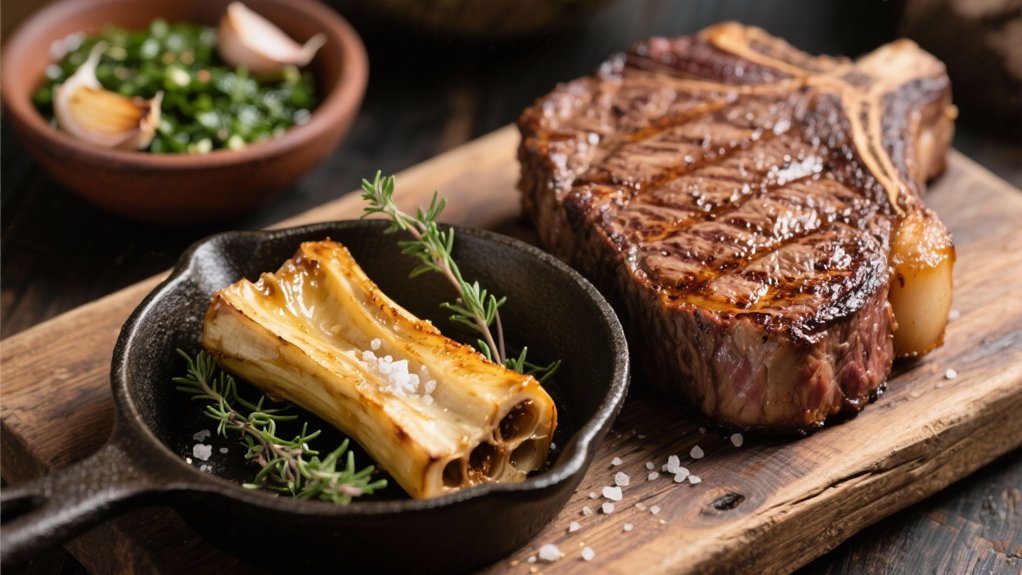 luxurious marrow steak pairing