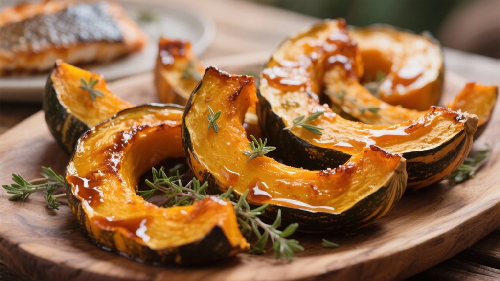maple glazed acorn squash