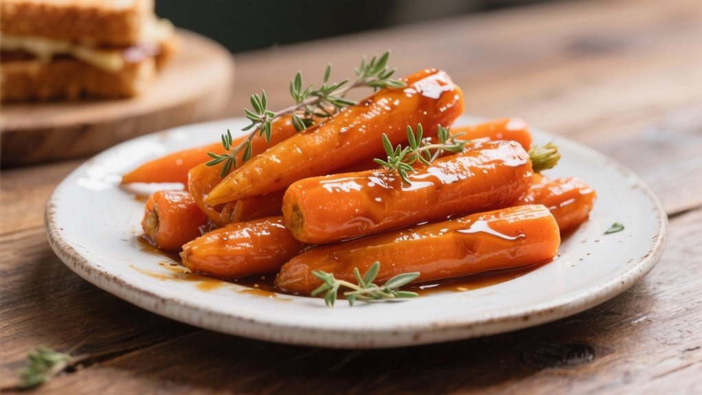 maple glazed roasted carrots recipe