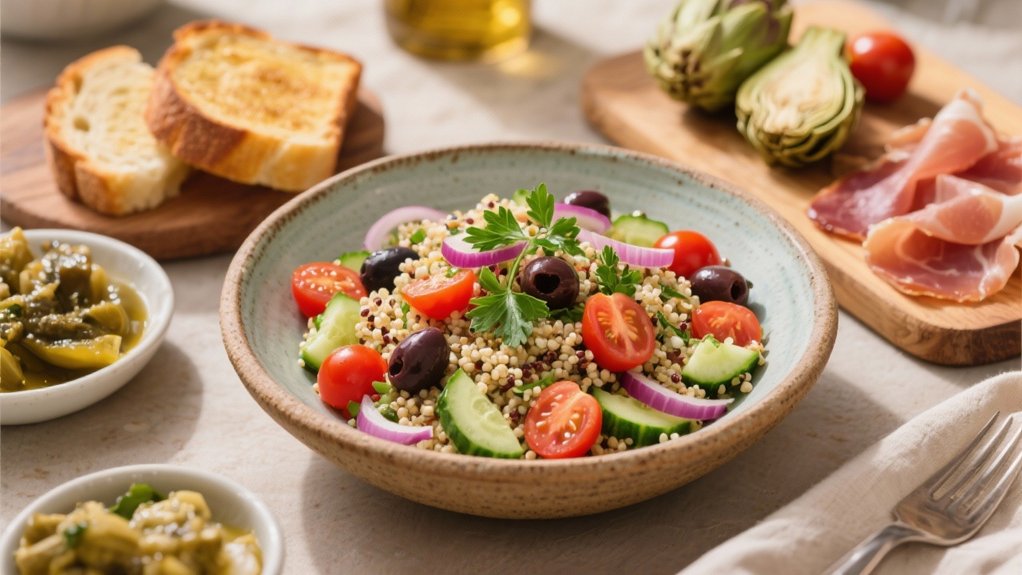 mediterranean quinoa salad recipe