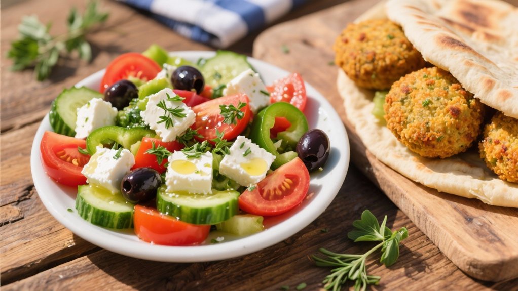 mediterranean salad with feta