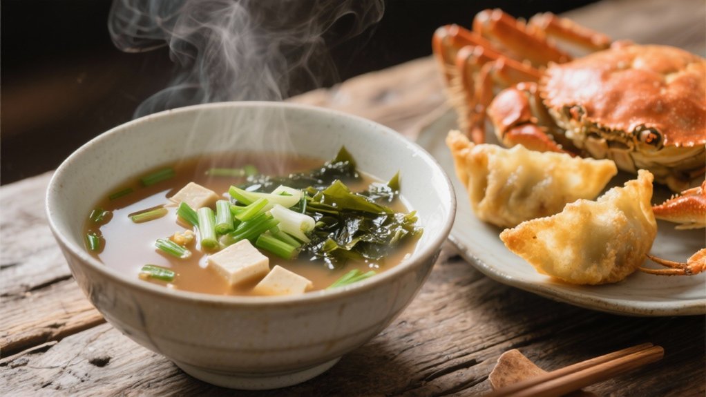 miso soup enhances flavors
