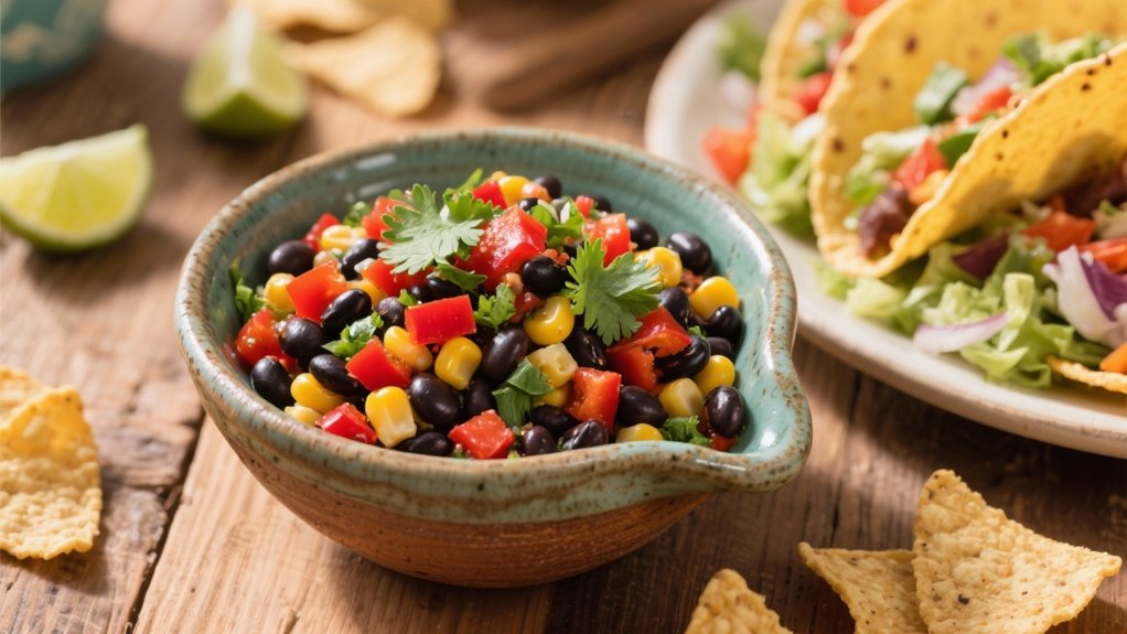 nutritious black bean salsa