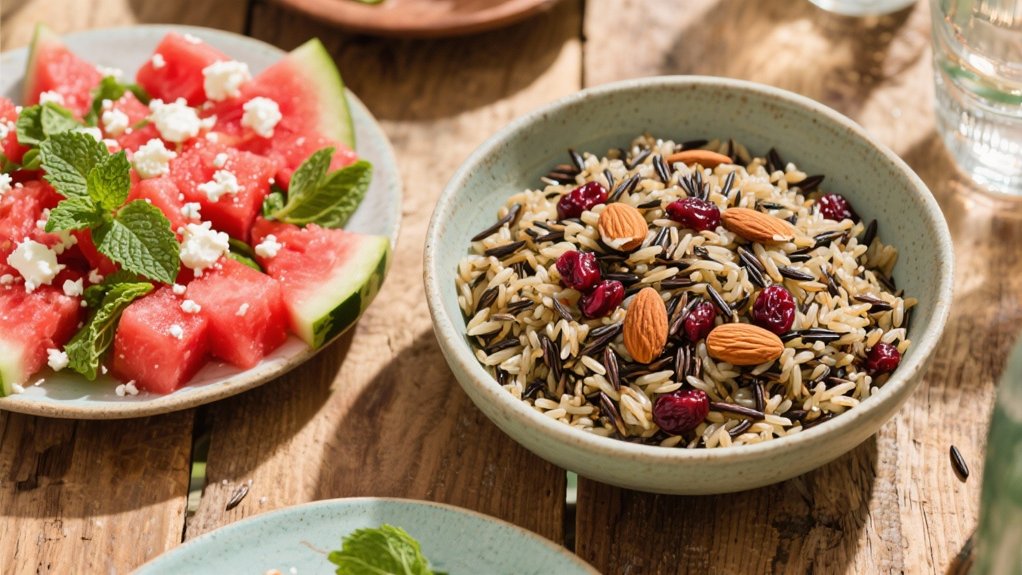 nutty tart wild rice