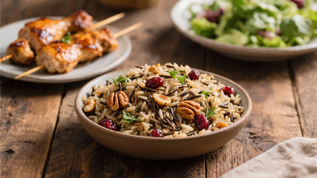 nutty wild rice pilaf