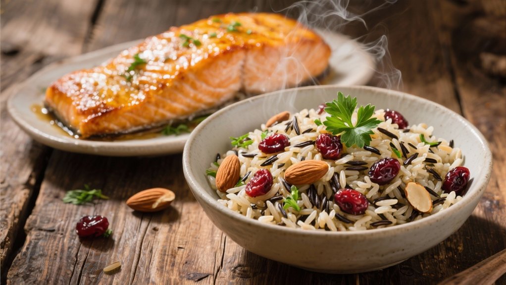 nutty wild rice pilaf