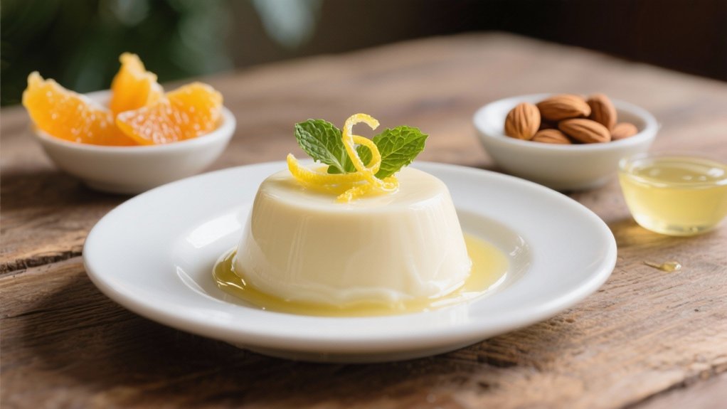 panna cotta enhances limoncello experience